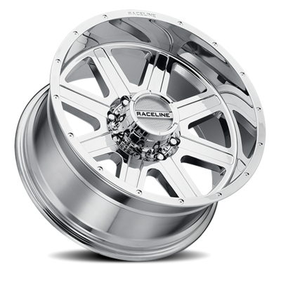 Aluminum Wheels 16x8 Hostage 940C Chrome 0 Offset 5 on 114.3 Bolt Pattern 78.1 Bore Raceline