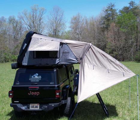 18089903 Bushveld Hard Shell Roof Top Tent Awning Overland Vehicle Systems