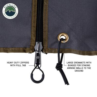 Nomadic 270 LTE Awning Passenger Side Walls 3 and 4 Overland Vehicle Systems