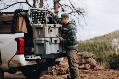 Tuffy 75 Locking Dry-Box Gray Granite Tuffy Security