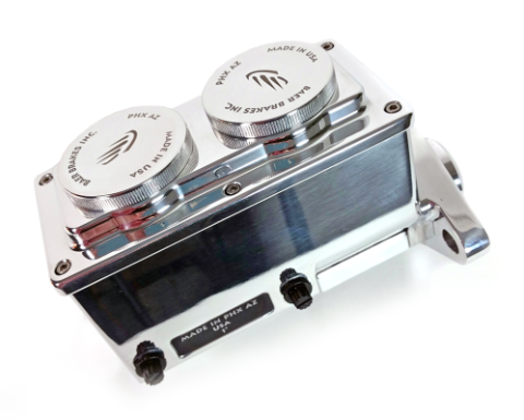 Brake Master Cylinder Remaster Polished Left Port 1 1/8Inch BAER Brakes