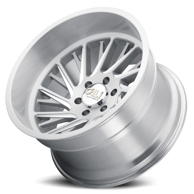 Cast Aluminum Wheels Purge 9114 SL 20x12 Brushed Brushed Silver 6 On 135 Bolt Pattern -51 Offset Cali Offroad Wheels
