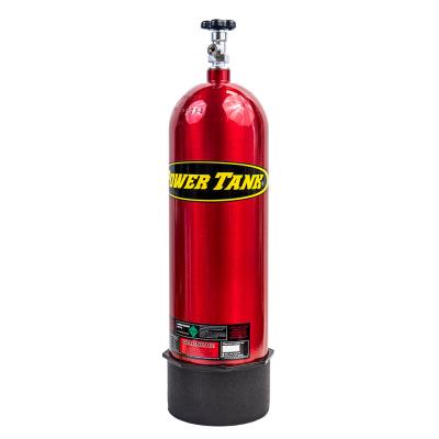 15 lb Power Tank CO2 Bottle w/ Boot Candy Red Power Tank