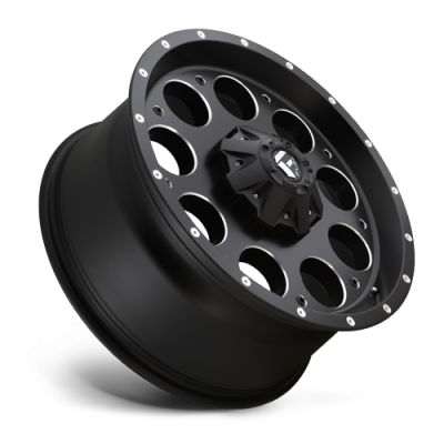Aluminum Wheels 15X10 Revolver D525 5 On 114.3/5 On 120.7 Matte Black/Milled 78.1 Bore -43 Offset Fuel Off Road Wheels