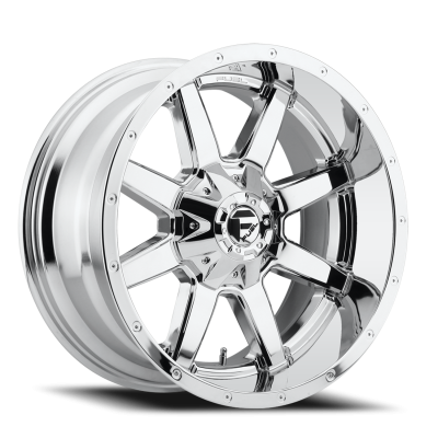 Aluminum Wheels 22X10 Maverick D536 6 On 135/6 On 139.7 Chrome 106.1 Bore 10 Offset Fuel Off Road Wheels