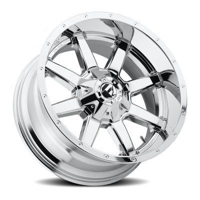 Aluminum Wheels 22X12 Maverick D536 5 On 139.7/5 On 150 Chrome 110.1 Bore -44 Offset Fuel Off Road Wheels