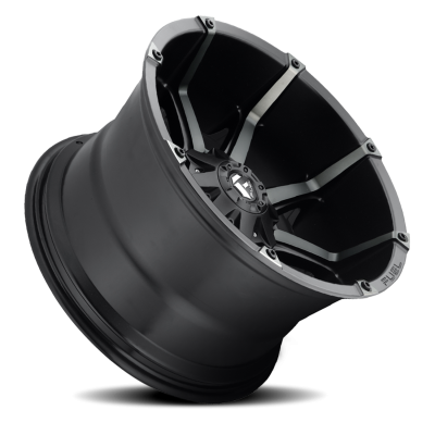 Aluminum Wheels 20X10 Coupler D556 5 On 114.3/5 On 127 Matte Black/Machined Dark Tint 78.1 Bore -12 Offset 8 Spoke Fuel Off Road Wheels