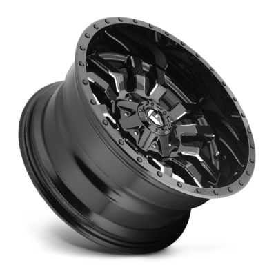 Aluminum Wheels 22X12 Sledge D595 5 On 139.7/5 On 150 Gloss Black Milled 110.1 Bore -44 Offset Fuel Off Road Wheels