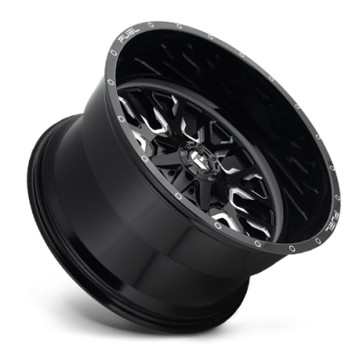 Aluminum Wheels 18X9 Stroke D611 5 On 114.3/5 On 127 Gloss Black/Milled 78.1 Bore -12 Offset Fuel Off Road Wheels