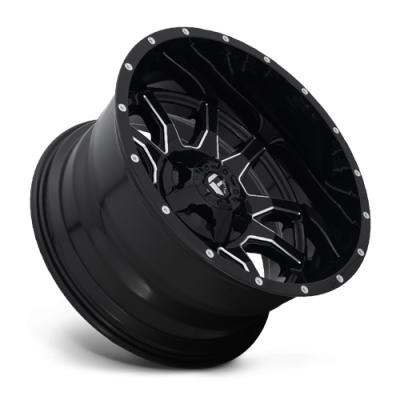 Aluminum Wheels 20X10 Vandal D627 5 On 114.3/5 On 127 Gloss Black/Milled 78.1 Bore -18 Offset 2.22 Lip Fuel Off Road Wheels