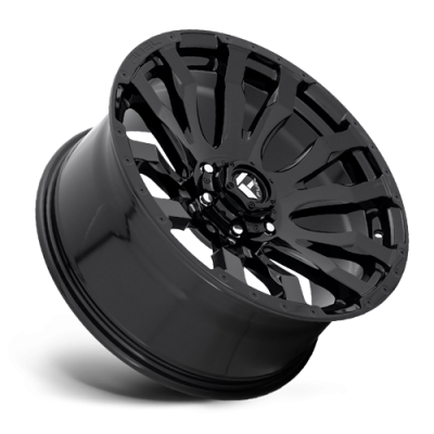 Aluminum Wheels 18X9 Blitz D675 5 On 127 Gloss Black 71.5 Bore 1 Offset Multi Spoke Fuel Off Road Wheels