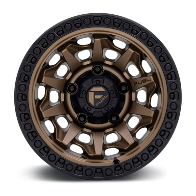 Aluminum Wheels 18X9 Covert D696 5 On 127 Matte Bronze Black Bead Ring 71.5 Bore 1 Offset Multi Spoke Fuel Off Road Wheels