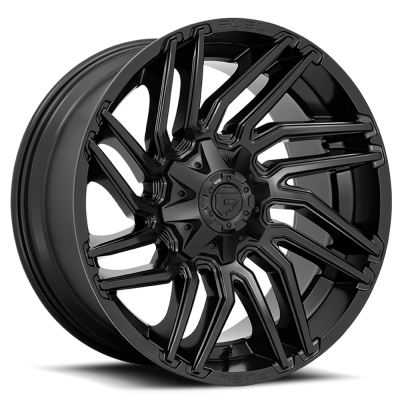 Aluminum Wheels 20X9 Typhoon D775 5 On 114.3/5 On 127 Matte Black 78.1 Bore 1 Offset Fuel Off Road Wheels