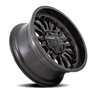 Aluminum Wheels 22X12 Arc D796 5 On 114.3/5 On 127 Matte Black W/ Gloss Black Lip 78.1 Bore -44 Offset Fuel Off Road Wheels