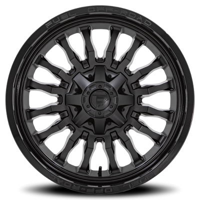 Aluminum Wheels 22X12 Arc D796 5 On 114.3/5 On 127 Matte Black W/ Gloss Black Lip 78.1 Bore -44 Offset Fuel Off Road Wheels