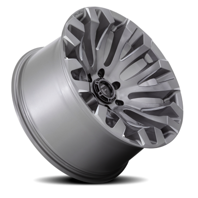 Aluminum Wheels 18X9 Quake D830 5 On 114.3 Platinum Gray 72.56 Bore 1 Offset Fuel Off Road Wheels