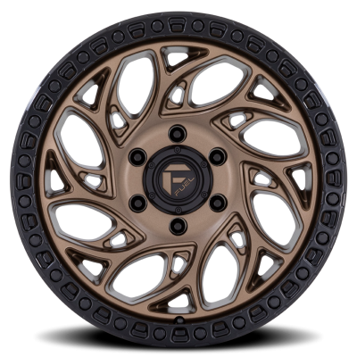 Aluminum Wheels 20X9 Runner OR D841 5 On 127 Bronze/Black Ring 71.5 Bore 1 Offset Fuel Off Road Wheels
