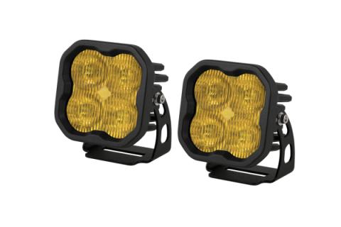 SS3 Sport ABL Yellow SAE Fog Standard Pair Diode Dynamics