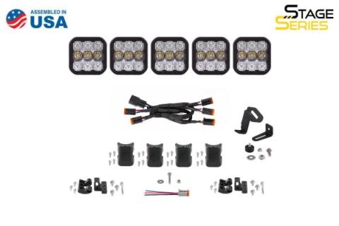 SS5 Pro Universal CrossLink 5-Pod Lightbar White Driving Diode Dynamics