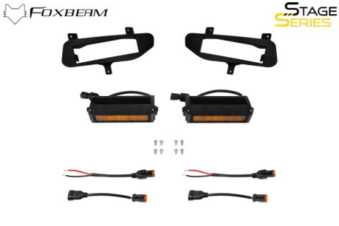 SS6 SAE/DOT Type NT Fog Light Kit Amber Two SS6 Light Bars (26.6 watts) 3569 Amber SAE Fog Diode Dynamics