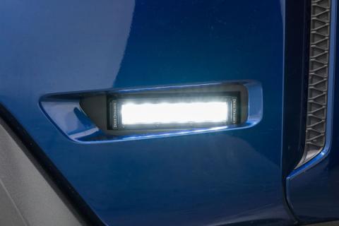 SS6 SAE/DOT Type NT Fog Light Kit Amber Two SS6 Light Bars (26.6 watts) 3569 Amber SAE Fog Diode Dynamics