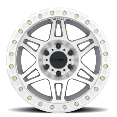 Aluminum Wheels 17x9 Beadlock MR106 Bolt Pattern 5 On 127 Offset -44 Lip Size 0 Machined SL Clear Coat Method
