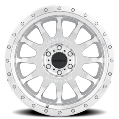 Aluminum Wheels 20x10 NV MR605 Bolt Pattern 6 On 135 Offset -24 Lip Size 2.48 Machined Silver SL Clear Coat Method