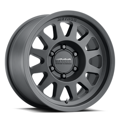 Aluminum Wheels 17x8.5 Bead Grip MR704 Bolt Pattern 6 On 135 Offset 0 Lip Size 1.81 Matte Black MB Method