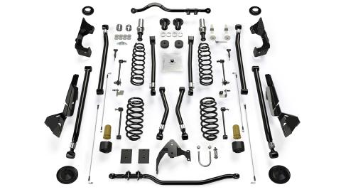 07-18 Wrangler JK 4 Door 4 Inch Alpine RT4 Long Arm Suspension System No Shocks TeraFlex