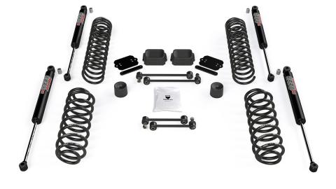18-Up Wrangler JL 2 Door 2.5 Inch Coil Spring Base Lift Kit & 9550 VSS Twin-Tube Shocks TeraFlex