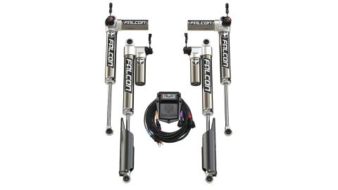 20-Up Jeep Gladiator JT No EcoDiesel SP2 3.5 e-Adjust Piggyback Shock Kit 2-3.0 Inch Lift Falcon Shocks