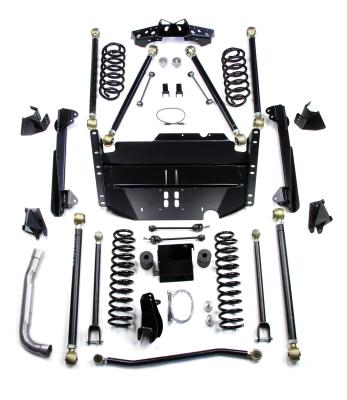 03-06 Wrangler TJ LWB 4 Inch Pro LCG Long Arm Suspension System No Shocks TeraFlex