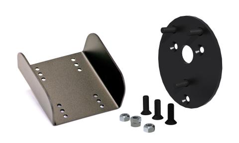 07-18 Wrangler JK Spare Tire Relocation Bracket & 3rd Brake Light Extension Bracket Kit TeraFlex