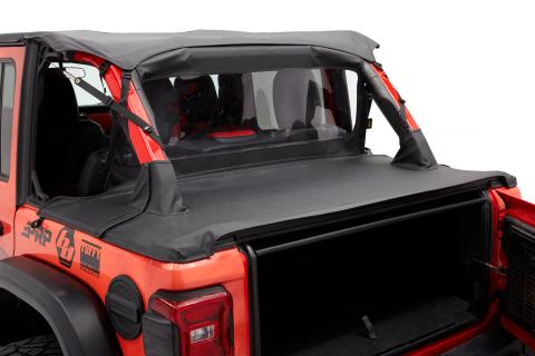 Header Safari Cable Style Bikini Jeep '18-26 Wrangler JL 4-Door Black Diamond Bestop