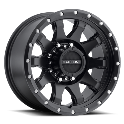 Aluminum Wheels 20x9 Clutch 934B Black Multi Spoke 12 Offset 8 on 165.1 Bolt Pattern 125.2 Bore Raceline