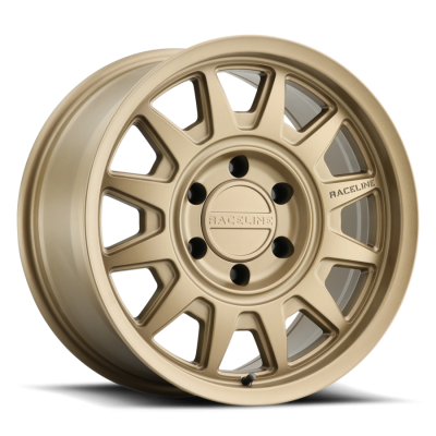 Aluminum Wheels 17x8.5 Aero HD 952BZ Satin Bronze Gold 0 Offset 5 on 127 Bolt Pattern 78.1 Bore Raceline