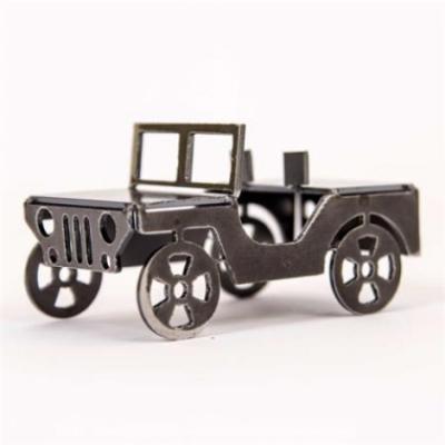 Jeep Business Card Holder Flat Stainless Steel Bendy Jeeps 