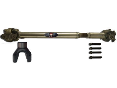 JL Front 1350 Solid CV Driveshaft (Half Round) (Rubicon - Sport - Sahara) Adams Driveshaft