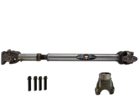 JT Front 1310 Solid CV Driveshaft with Flange (Rubicon - Sport - Overland) Adams Driveshaft