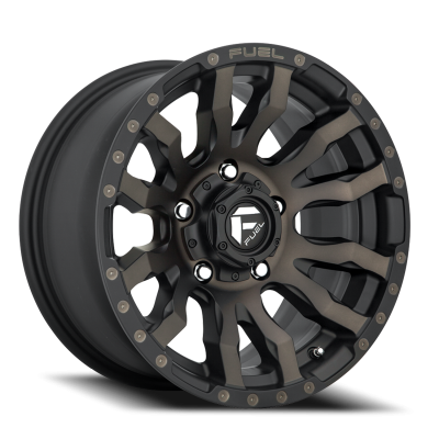 Aluminum Wheels 20X10 Blitz D674 5 On 127 Matte Black Double Dark Tint 71.5 Bore -18 Offset Multi Spoke Fuel Off Road Wheels