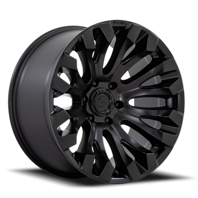 Aluminum Wheels 18X9 Quake D831 5 On 114.3 Blackout 72.56 Bore 1 Offset Fuel Off Road Wheels