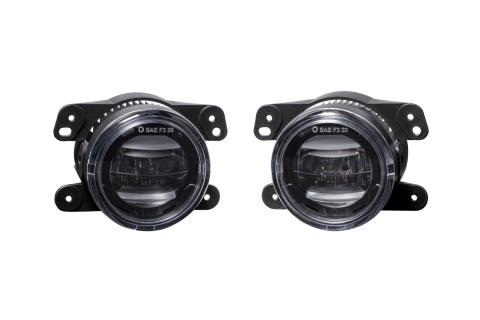 Elite Series Type M Fog Lamps, White Pair Diode Dynamics