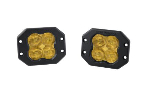 SS3 Pro ABL Yellow Driving Flush Pair Diode Dynamics