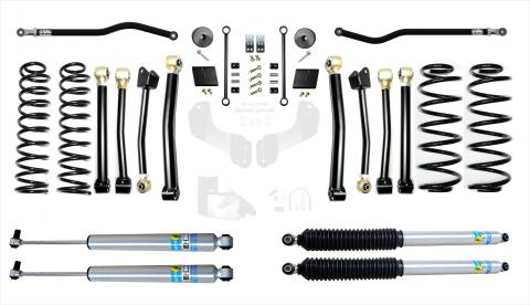Jeep Wrangler JL 2.5 Inch Diesel Enforcer Lift Stage 4 Plus with Bilstein Shocks EVO Manufacturing