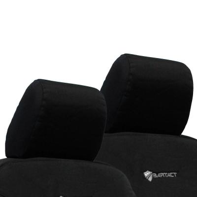 Jeep JK Bench Headrest Covers 07-10 Wrangler JK 4 Door Tactical Series Black Bartact