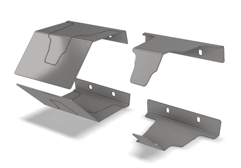 B Pillar Chop Kit for Jeep JLU Motobilt