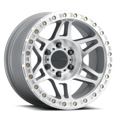 Aluminum Wheels 17x9 Beadlock MR106 Bolt Pattern 5 On 127 Offset -44 Lip Size 0 Machined SL Clear Coat Method
