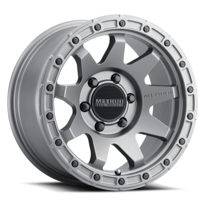 Aluminum Wheels 17x8.5 MR317 Bolt Pattern 6 On 135 Offset 0 Lip Size 0.83 Matte Titanium GY Method