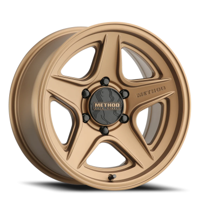 Aluminum Wheels 17x8.5 MR319 Bolt Pattern 6 On 135 Offset 0 Lip Size 1.3 Method Bronze BZ Method