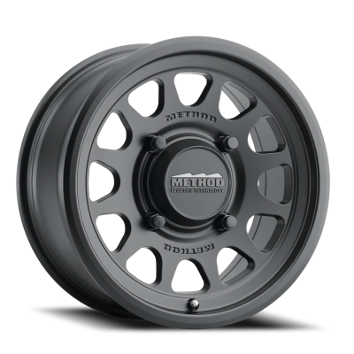 Aluminum Wheels 14x7 MR414 Bead Grip UTV Bolt Pattern 4 On 156 Offset 13 Lip Size 1.18 Matte Black MB Method